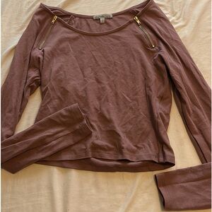 Mauve crop top